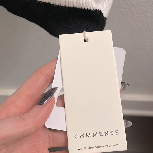 Commense Leisure Houndstooth Oversized Knit Cardigan - Picture 6 of 6